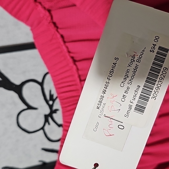 Katherine Barclay Off the Shoulder Blouse Size Small New - Picture 4 of 7